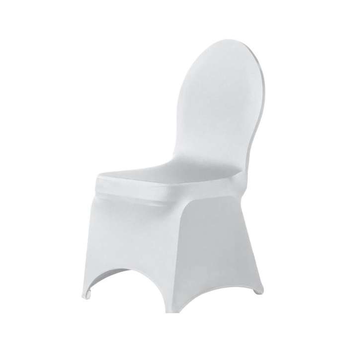 Stretch-Stuhlhusse Weiß